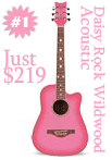Pink Heart Guitar