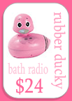 Pink Rubber Ducky Radio From The Pink Superstore