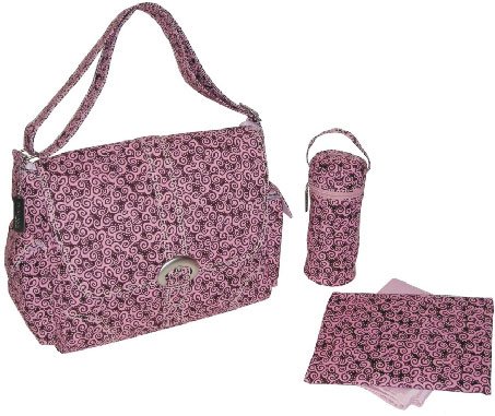 Diaper Bag Baby Pink Laminated Buckle Bag From The Pink Superstore