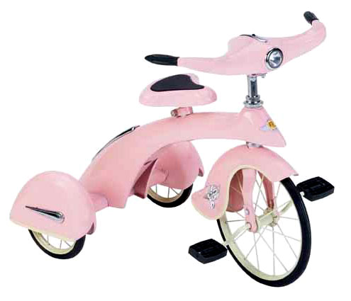 Retro Pink Jalopy Pink Pedal Car  From The Pink Superstore