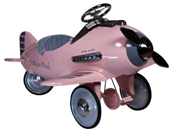 Retro Pink Jalopy Pink Pedal Airplane From The Pink Superstore