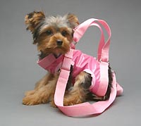 PuppyPurse Hot Dogs Baby Pink Puppy Carrier From The Pink Superstore