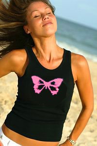 Binka Girl Fitted Heart Flawless Tank Top From The Pink Superstore