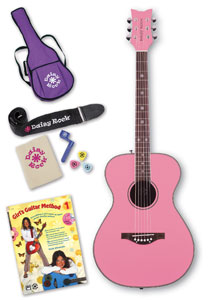 Daisy Rock Pixie Starter Pack Guitar From The Pink Superstore