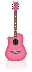 Pink Guitar 38" Acoustic From The Pink Superstore