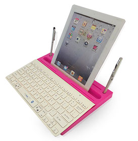 Pink Keyboard Desktop Organizer From Pink Superstore