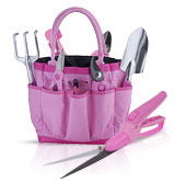 Pink Garden Tool Set From The Pink