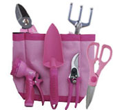 Pink Garden Tool Gift Bag From The Pink