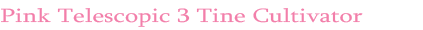 Pink Telescopic Trowel From The Pink Superstore