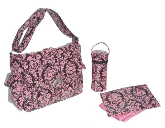 Diaper Bag Baby Pink Laminated Buckle Bag From The Pink Superstore