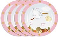 New Baby Announcement Plates From The Pink Superstore!