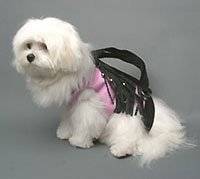 PuppyPurse Pink Biker Baby Puppy Carrier From The Pink Superstore