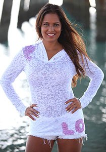 Binka Girl Love White Hoodie
