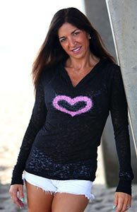 Binka Girl Heart Black Hoodie