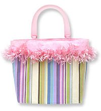 Belle Bags Summer Stripes Handbag From The Pink Superstore