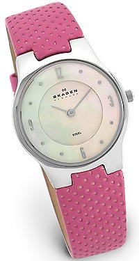 Skagen Pink 433SLP Ladies Watch From The Pink Superstore!